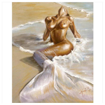 5D &bdquo;pasidaryk pats&ldquo; deimantinis paveikslas &bdquo;Sexy Mermaid&ldquo; Kryžminio dygsnio deimantinis siuvinėjimas namų dekoro dovana Full Round 20x25CM