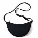 Koldūnų krep&scaron;ys Crossbody Krep&scaron;ys Lengvas mažas krep&scaron;ys Nailono audinys su medvilniniu medžiaginiu krep&scaron;iu per petį one size juoda
