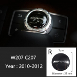 Car Styling Door Audio Speaker Door Loudspeaker Decorative Cover Trim sticker for Mercedes Benz E Class Coupe W207 C207 R Type black
