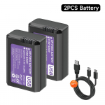 PALO 7,4 V 2250 mAh USB NP-FW50 NP FW50 NPFW50 baterija, skirta Sony Alpha a 6500a 6300 a6000 a5000 a3000 NEX-3 a7R a7S NEX-7