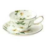 240 ml Camellia Pattern kavos puodelis Prabangus Bone China arbatos puodelis Angli&scaron;kos popietės arbatos keramikos arbatos rinkiniai Paprastas i&scaron;skirtinis europieti&scaron;kas puodelis ir lėk&scaron;tė