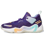 adidas D.O.N. 3 numeris GCA Žaidimų aik&scaron;telės Krep&scaron;inio Bateliai Vyri&scaron;ki Violetinė Komanda-Koledžas-Violetinė Rūg&scaron;tinė-Oranžinė GV7264 40