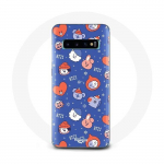 Coque pour Samsung Galaxy S10 Edge BTS Bangtan Sonyeondan BT21 No&euml;l 2023