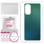 apgo Protective Skin Sticker for the back compatible with Motorola Moto G Stylus 5G 2022, Wrap Film, Foil, Vinyl - Pattern Carbon Chameleon CAKA1