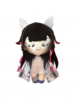 Anime pliu&scaron;inis lėlės žaislas 20cm Xianyun Chiori Kujo Sara Genshin Impact miela mink&scaron;ta kim&scaron;yta pagalvė Columbina