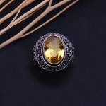 Natural Morganite Gemstone Handmade 925 Sterling Silver Ring Size 7.75 k7m11