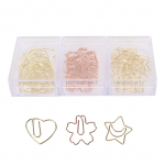 30 vnt. popieriaus segtukų &scaron;irdelės žvaigždutės formos skirtukų segtukai biurui mokyklai studentams dokumentų klasifikavimui