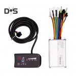 24/36/48V 350 W E-dviračio valdiklis su LED ekranu Reguliuojamas vandeniui atsparus elektrinis paspirtukas Dviračio be&scaron;epetėlis variklio greičio reguliatorius E-dviračio priedai 24V350W（S6-61/S810)