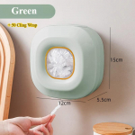 Ant sienos pakabinamas plastikinis įvynioklis, apvyniojamas laikymo dėžutė virtuvės laikymo krep&scaron;ys. 15.5*7*15.5cm balta