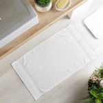 Tapis de bain - DOUCEUR D'INTERIEUR - 50 x 85 cm - Blanc - Adulte balta
