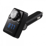 Audio-Technica AT-FMR3BT BK Bluetooth FM siųstuvas, Integruotas 141 kanalo, I&scaron;maniojo telefono įkrovimas, Plan&scaron;etinio kompiuterio įkrovimas, USB, Juodas One size juoda