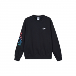 Nike Vyri&scaron;kas megztinis Club Fleece su siuvinėtu logotipu, apvalia i&scaron;kirpte, juodas FB7476-011 S