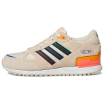 Adidas Originals ZX 750 Patogus audinys Neslystantis Atsparus dėvėjimuisi Žemi kasdieniai bėgimo bateliai Unisex sportbačiai Tamsiai smėlio spalvos GW4211 38⅔