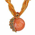Povas karoliai Gift Zricon Opal Bohemian Inkrustuotas pakabukas