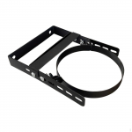 Chimney Tube Bracket Wall Support Easy to Install Adjustable Hardware Portable Fireplace