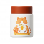 Mielas 150ML katės termosas Nepralaidus i&scaron;laiko &scaron;altį/kar&scaron;tį Termosinis puodelis 316 nerūdijančio plieno Ne&scaron;iojamas izoliuotas puodelis Studentams 101-200ml oranžinė