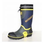 Vyri&scaron;ki auk&scaron;takulniai guminiai batai su plieniniais pir&scaron;tais - Neslystantys, vandeniui atsparūs, kvėpuojantys, madingi, idealūs statybvietėms 5L for Size 49-50