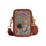 Coach X Mint X Serf Bendradarbiavimo Rogue 12 Mini Crossbody Rankinė Vyri&scaron;kos rankinės Ruda Rūdys CD681-OGT Basic Set (Bag+Dust Bag)