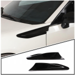Subaru BRZ Toyota 86 GT86 12-20 Automobilio &Scaron;oninės Oro Angos Sparno Fin Ventiliacijos Angos Apdailos Dangtelis ABS anglies pluo&scaron;to tekstūros I&scaron;orės Aksesuarai juoda