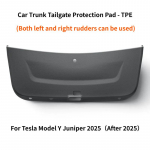 Skirta Tesla Model Y Juniper 2025 m. naujam modeliui Apsauginis kilimėlis bagažinės dangčiui Bagažinės TPE Ne&scaron;varumams atsparus Vandeniui atsparus Galinės plok&scaron;tės apsauginis kilimėlis TPE 1PCS