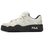 FILA Rosetta Colorful Textile, Synthetic Leather Low top Casual Shoes Women's Black White F12W411204FGA 38