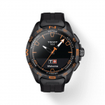 Tissot juodo ciferblato vyri&scaron;kas madingas laikrodis T121.420.47.051.04 juoda
