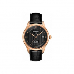 Tissot Le Locle Automatinis Mechaninis Laikrodžio Mechanizmas Atsparus Vandeniui Rodantis Datą Vyri&scaron;ki Laikrodžiai Juodo Plieno Odinis T006.408.36.057.00 Black Dial