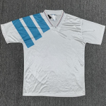 Vintažiniai 1992-1993 m. Marselio namų futbolo mar&scaron;kinėliai, trumparankoviai, vyri&scaron;ki, dydžiai nuo S iki XXL Small balta