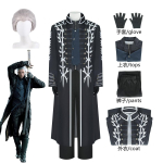 Vergilio Cosplay Žaidimo Nelo Angelo Kostiumas Karnavalo Helovino Komiksų Animacijos &Scaron;ventės Drabužiai Perukas S&Vergil black