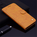Odinis dėklas, skirtas Huawei Honor 8X JSN-L21 JSN-L42 apverčiamas piniginės dėklas, skirtas HUAWEI honor8x Cover Fundas geltona