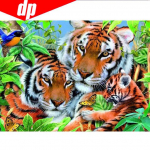 Visi&scaron;kai deimantinis siuvinėjimas Animal Tiger 5D Deimantinis dažymas kryželiu Siuvinėjimas &bdquo;pasidaryk pats&ldquo; deimantinės mozaikos rankdarbiai 20X30