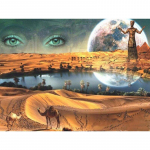 Visas 5D &bdquo;pasidaryk pats&ldquo; deimantinis pie&scaron;imas animacinis filmas Egipto dykumos siuvinėjimas kryželiu namų dekoras Rankų darbo 25x30cm