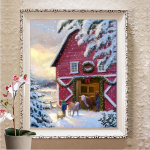 Deimantinės tapybos rinkinys Venecijos peizažas deimantinis siuvinėjimas Miesto kryželiu mozaikos peizažas Namų dekoras Deimantinis menas Full Round 20X30CM