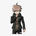 Danganronpa Makoto Makoto Naegi Komaru Naegi Spausdintas Lipdukas Ant Drabužių Pasidaryk Pats Terminiai Lipdukai Mar&scaron;kinėliams Lopas Lygintuvu Perkeliama Aplikacija