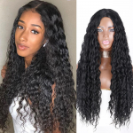 MERISIHAIR 30 colių sintetiniai ilgų gilių bangų perukai juodoms moterims Afro Kinky garbanotų plaukų perukai, skirti kar&scaron;čiui atsparūs Cosplaly perukai vakarėliui China