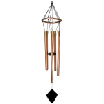 Les Tr&eacute;sors De Lily [A2340] - Carillon bois 'Zen attitude' cuivr&eacute;  - 78x12 cm