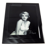 Les Tr&eacute;sors De Lily [F9109] - Cadre verre 'Marilyn' noir blanc -  29x24 cm