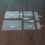 9 vnt torto gremžtuko kremo mentele torto pjaustyklės te&scaron;los formų kepimo dekoravimo įrankiai 9pcs