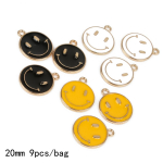 9/10 vnt. 20 mm &scaron;ypsenos apvalus la&scaron;as i&scaron; aliejaus lydinio pakabukas papuo&scaron;alų komponentų gamybai pasidaryk pats karoliai, apyrankės auskarai 20mm 9pcs
