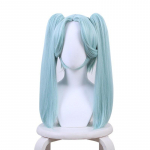 45cm Rebecca Cosplay Perukas Anime Cyberpunk Edgerunners Cosplay Rebecca Perukas Trumpas Cian Plaukai Kar&scaron;čiui Atsparūs Plaukai Becca Perukai 45cm dangaus mėlyna spalva