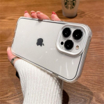 Paprastas spalvotas trys viename pasienyje telefono dėklas, skirtas iPhone 14 13 12 11 Pro Max X XR XSMAX 7 8 Plus TPU+PC dėklas Nauji produktai iPhone 14 Pro Max balta
