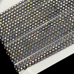 Drabužiai Batai Skrybėlė i&scaron;kirptė Kelnės Kra&scaron;tas Diy su deimantiniu dizainu Drabužiai Priedai Nėriniai 9 metrai 3 mm rankomis susiūta Kalnų kri&scaron;tolinė grandinė 3mm/1 strip 9m