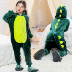 Kigurumi vaikams Vaikai Vienaragis Liūtas Pižama Žieminis Flanelinis &Scaron;iltas Miego Drabužis Berniukams Mergaitėms Gyvūnų Onesies Kombinezonai 8t