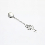 Kavos kau&scaron;eliai Kavos reikmenys Nerūdijančio plieno Muzikinė nata Kūrybinis Kavos Pieno &Scaron;auk&scaron;tas Ledų Mai&scaron;ymas Desertinis &Scaron;auk&scaron;tas Stalo reikmenys sidabras