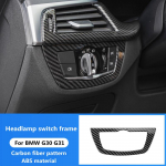 Car styling carbon fiber pattern interior for BMW 5 series G30G31 central control air conditioning outlet frame sticker