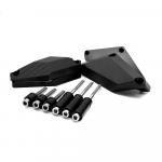 Motociklo CNC variklio avarijos apsaugos statoriaus dangčio slankiklio apsauga nuo kritimo, skirta Yamaha XJ6 FZ6 N/S/S2/Fazer juoda