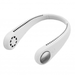 Ne&scaron;iojamas pakabinamas ant kaklo ventiliatorius Mini elektrinis belaidis ventiliatorius USB įkraunamas be a&scaron;menų tylus ventiliatorius Oro kondicionavimo vėsintuvas sporto ventiliatoriui balta