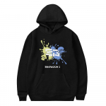 Splatoon 3 Hoodies Anime Grafiti &Scaron;audymo Žaidimo Spaudinys Unisex Moteri&scaron;ki Madingi Per dideli Džemperiai Hoodie Unisex Megztiniai Sportiniai Kostiumai M gray