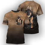 Kar&scaron;to pavasario i&scaron;pardavimas Vasaros europieti&scaron;ki ir amerikieti&scaron;ki vyri&scaron;ki mar&scaron;kinėliai Creative Fashion Dog Animal 3D Digital Print Apvaliu kaklu Short S L