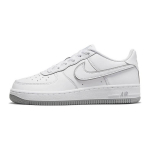 Nike Air Force 1 GS Balti Vilko Pilki Vaikų Sportbačiai DX5805-100 35.5